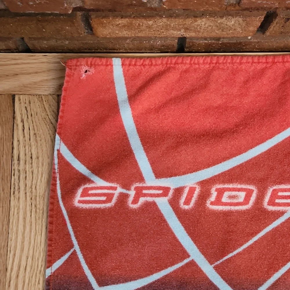 Vintage 2001 Original Spiderman Beach Towel Marvel Superhero